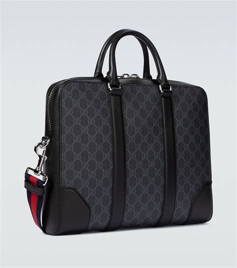 gucci briefcase supreme interior